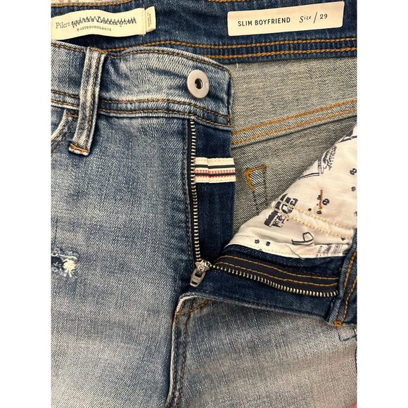 Pilcro & The Letterpress — Women's Slim Boyfriend Denim Shorts — Size 29 - Picture 10 of 11